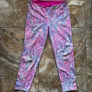 Lilly Pulitzer Pink and Purple Print Leggings